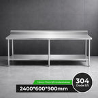 WBB6-2400/A Workbench with Splashback