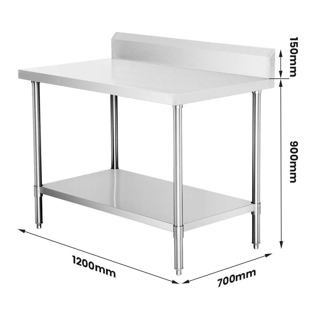 WBB7-1200/A Workbench with Splashback