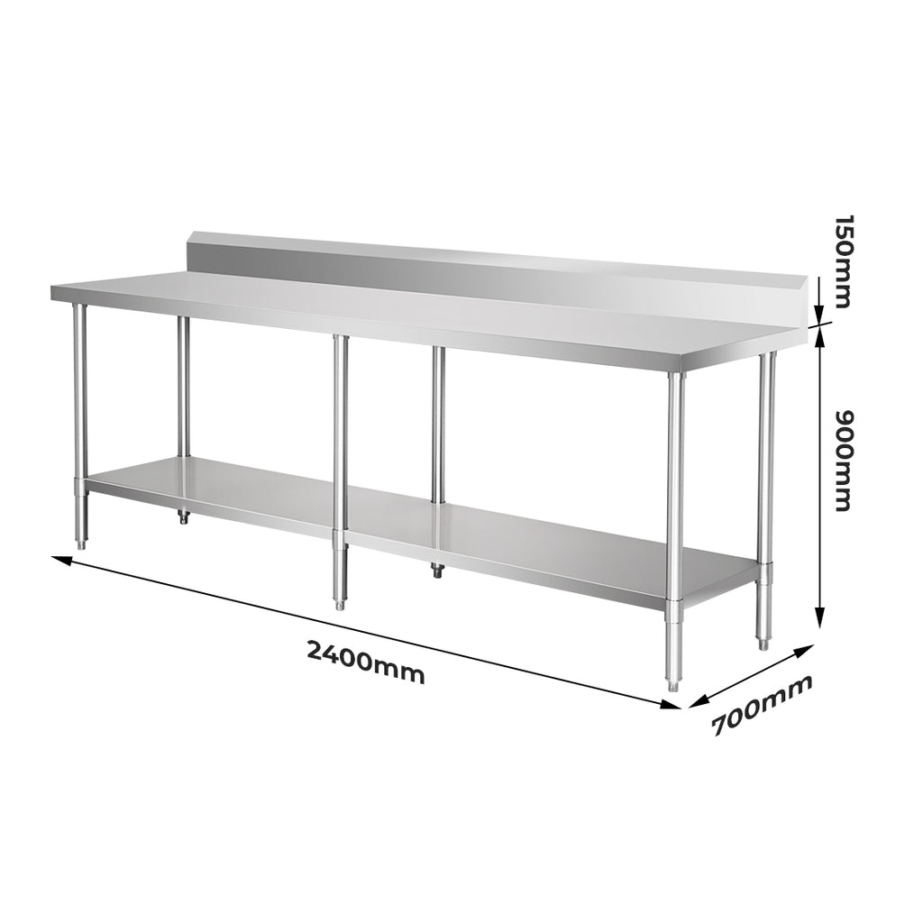 WBB7-2400/A Workbench with Splashback