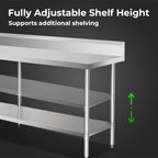 WBB7-2400/A Workbench with Splashback