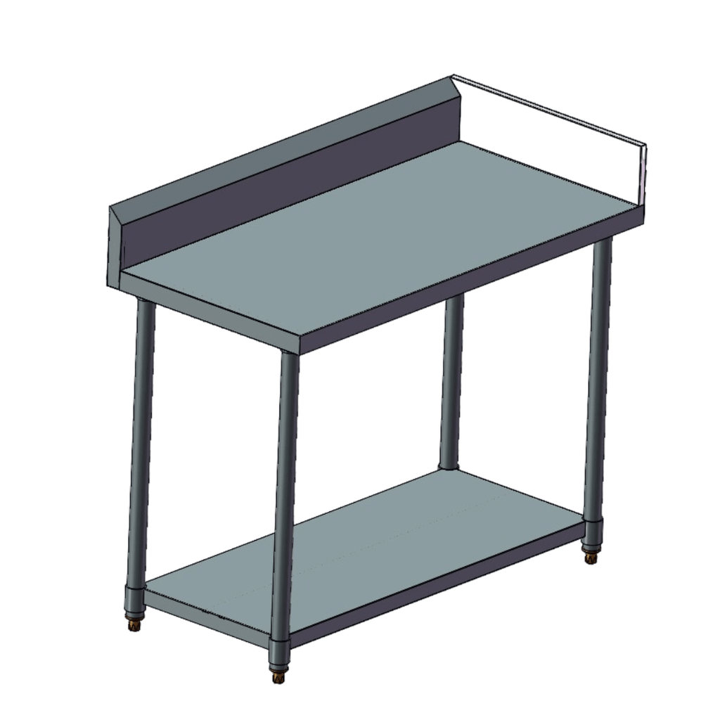 Modular Systems Splashback Extension for Premium 700 Series Bench WBB7-SBL