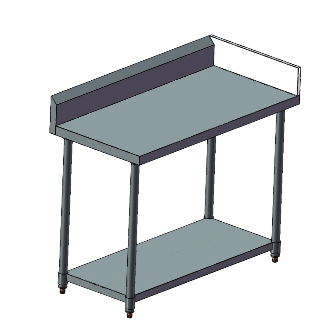 Modular Systems Splashback Extension for Premium 700 Series Bench WBB7-SBL