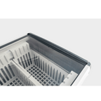 Thermaster 396L Chest Freezer with Flat Glass Sliding Lids - WD396G