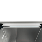 Thermaster 256L Chest Freezer with Flat Glass Sliding Lids - WD256G