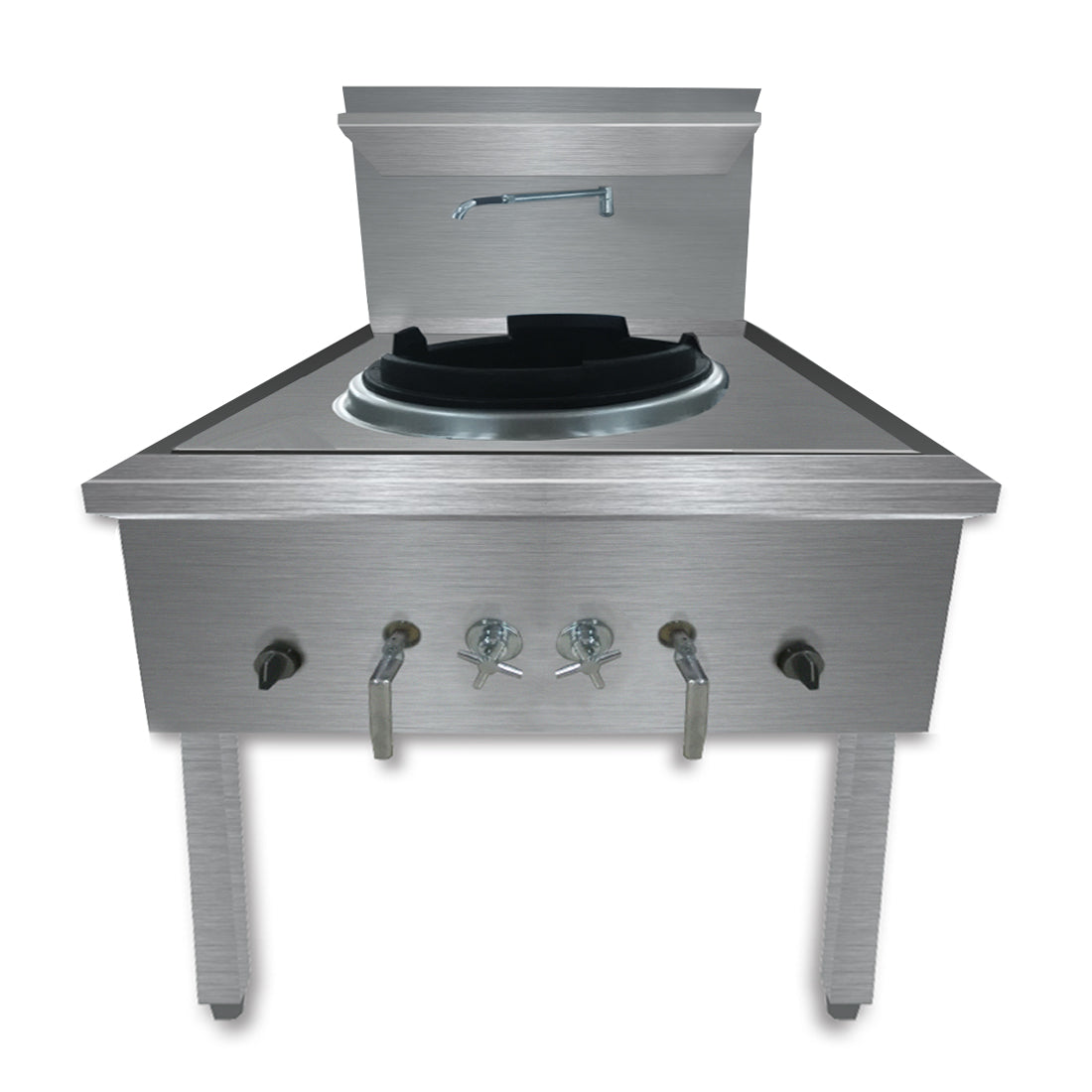 Gasmax Waterless LPG Single Wok Chimney Burner - WW-1LC