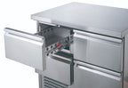 FED-X Six Drawer Compact Workbench Fridge - XGNS1300-6D