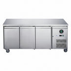 FED-X S/S Three Door Bench Fridge - XUB6C18S3V