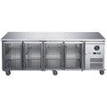 FED-X Four Glass Door Bench Fridge  - XUB7C22G4V