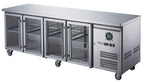 FED-X Four Glass Door Bench Fridge  - XUB7C22G4V