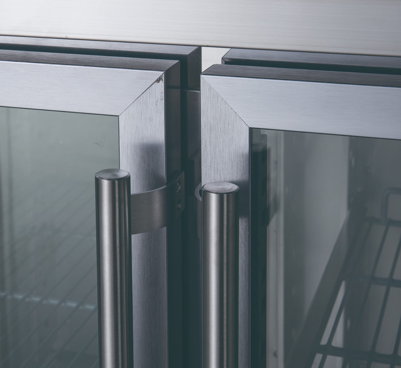FED-X Four Glass Door Bench Fridge  - XUB7C22G4V
