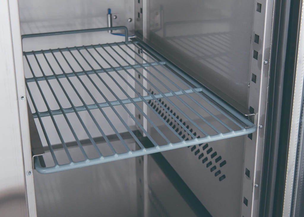 FED-X Four Glass Door Bench Fridge  - XUB7C22G4V