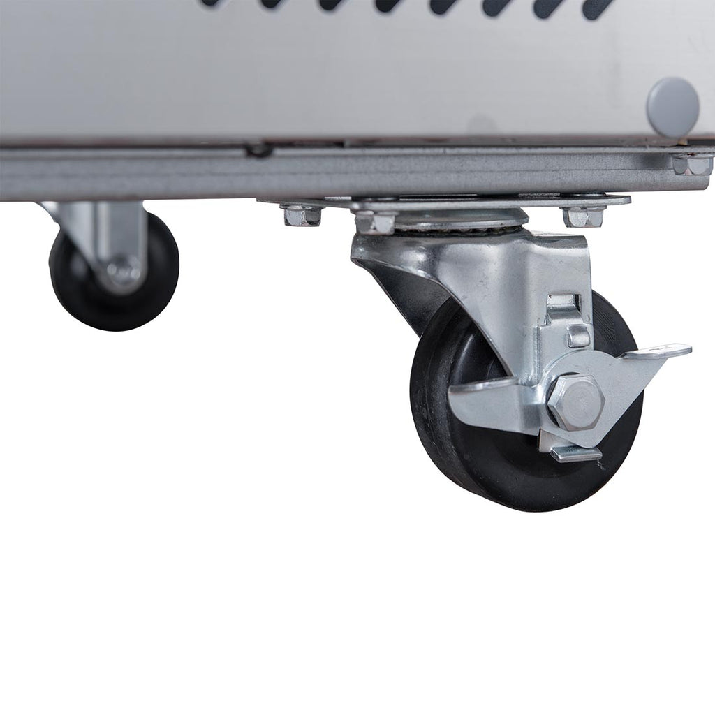 FED-X Three Door Standard Saladette On Castors - XPZ3600TN