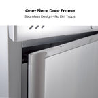 FED-X S/S Two Full Door Upright Freezer - XURF1200SFV