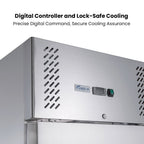 FED-X S/S Single Full Door Upright Fridge - XURC400SFV