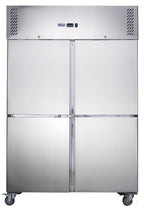 FED-X S/S Split Four-Door Upright Fridge - XURC1200S2V