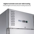 FED-X S/S Split Four-Door Upright Fridge - XURC1200S2V