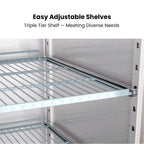 FED-X S/S Split Four-Door Upright Fridge - XURC1200S2V