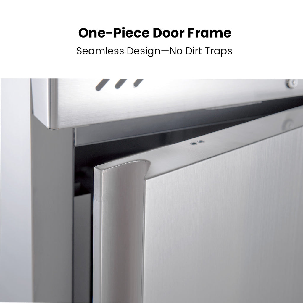 FED-X S/S Split Four-Door Upright Fridge - XURC1200S2V