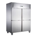 FED-X S/S Split Four-Door Upright Fridge - XURC1410S2V
