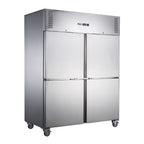 FED-X S/S Split Four-Door Upright Freezer - XURF1410S2V