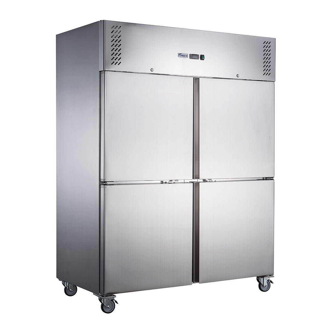 FED-X S/S Split Four-Door Upright Freezer - XURF1410S2V