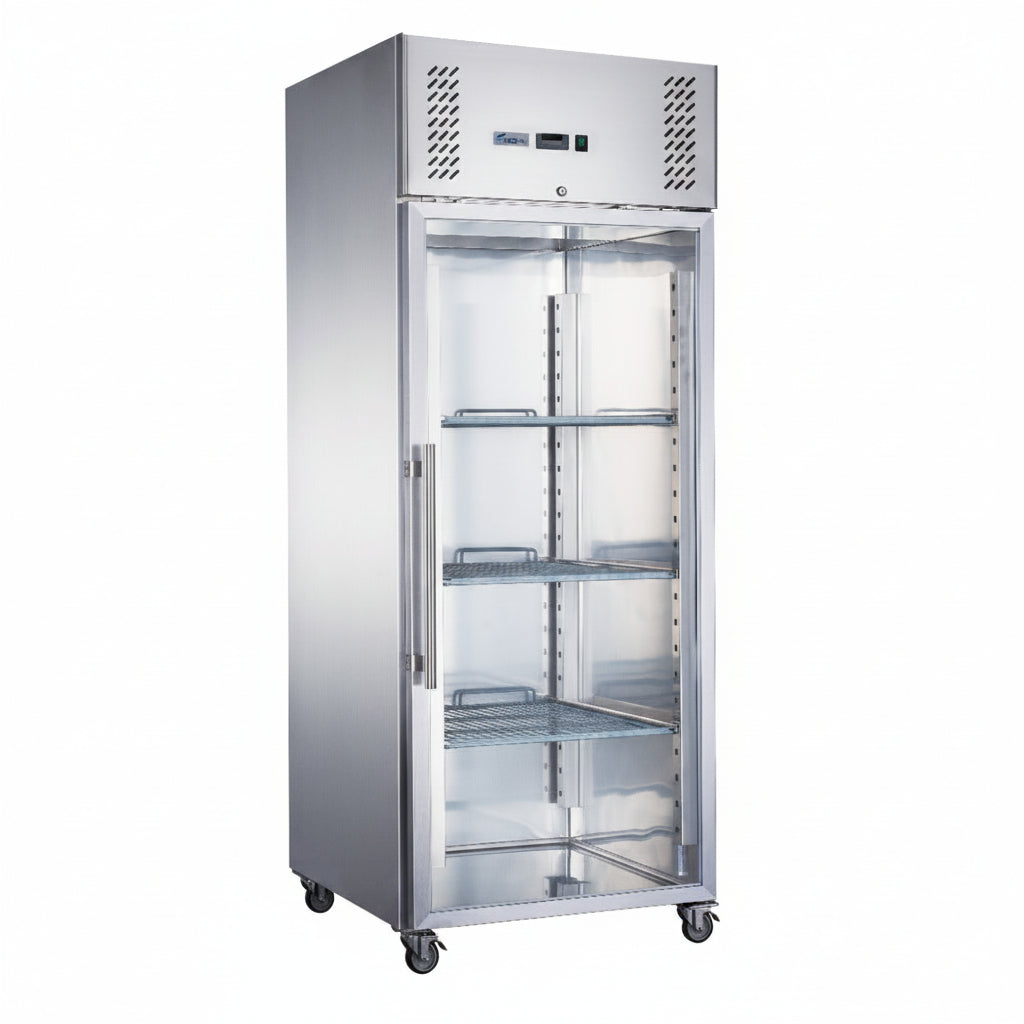 FED-X S/S Full Glass Door Upright Fridge - XURC600G1V