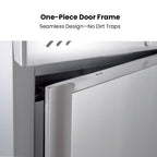 FED-X S/S Two Door Upright Fridge - XURC600S1V