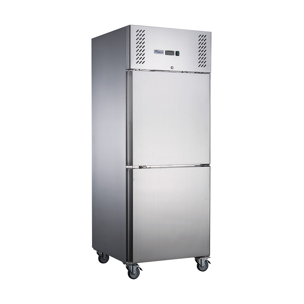 FED-X S/S Split Two-Door Upright Freezer - XURF650S1V