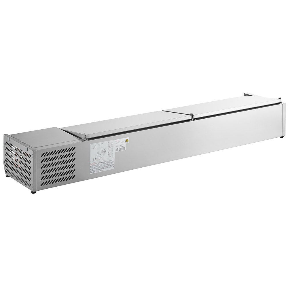 FED-X Salad Bench with Stainless Steel Lids - XVRX1800/380S