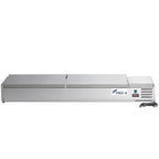FED-X Salad Bench with Stainless Steel Lids - XVRX2000/380S