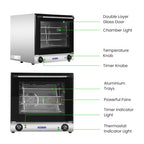 ConvectMax OVEN Heats 50 to 300 Degrees - YXD-1AE