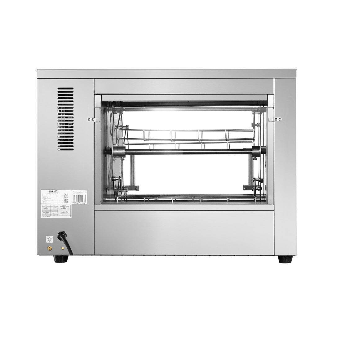Benchstar Compact Heavy Duty Basket Rotisserie Fits 8-12 Birds YXD-266E
