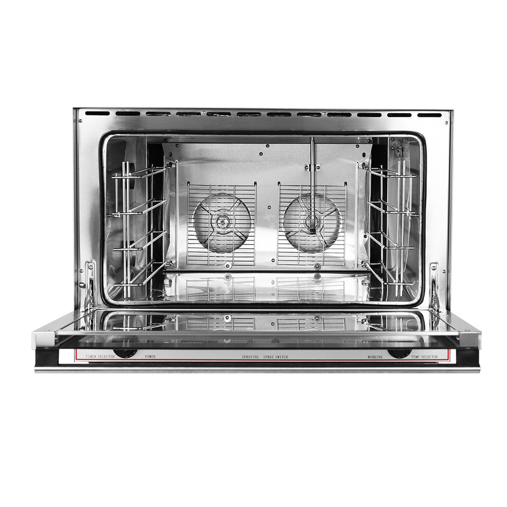 ConvectMax Heavy Duty Stainless Steel Convection Oven w/ Press Button Steam YXD-8A/15E